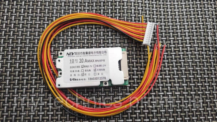 BMS Li-ion 36-42 V 10 S 30A Плата защиты заряда разряда БМС контроллер ...