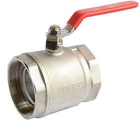 Кран кульовий латунний, ручка-важіль, різьба внутрішня, Ду 65 "MS" Ру=16, Т= -15… +120 °С