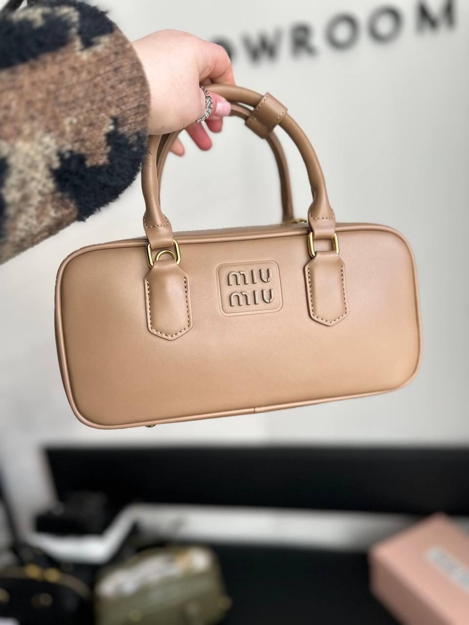 Жіноча сумка Міу Міу коричнева Miu Miu Brown, фото 1