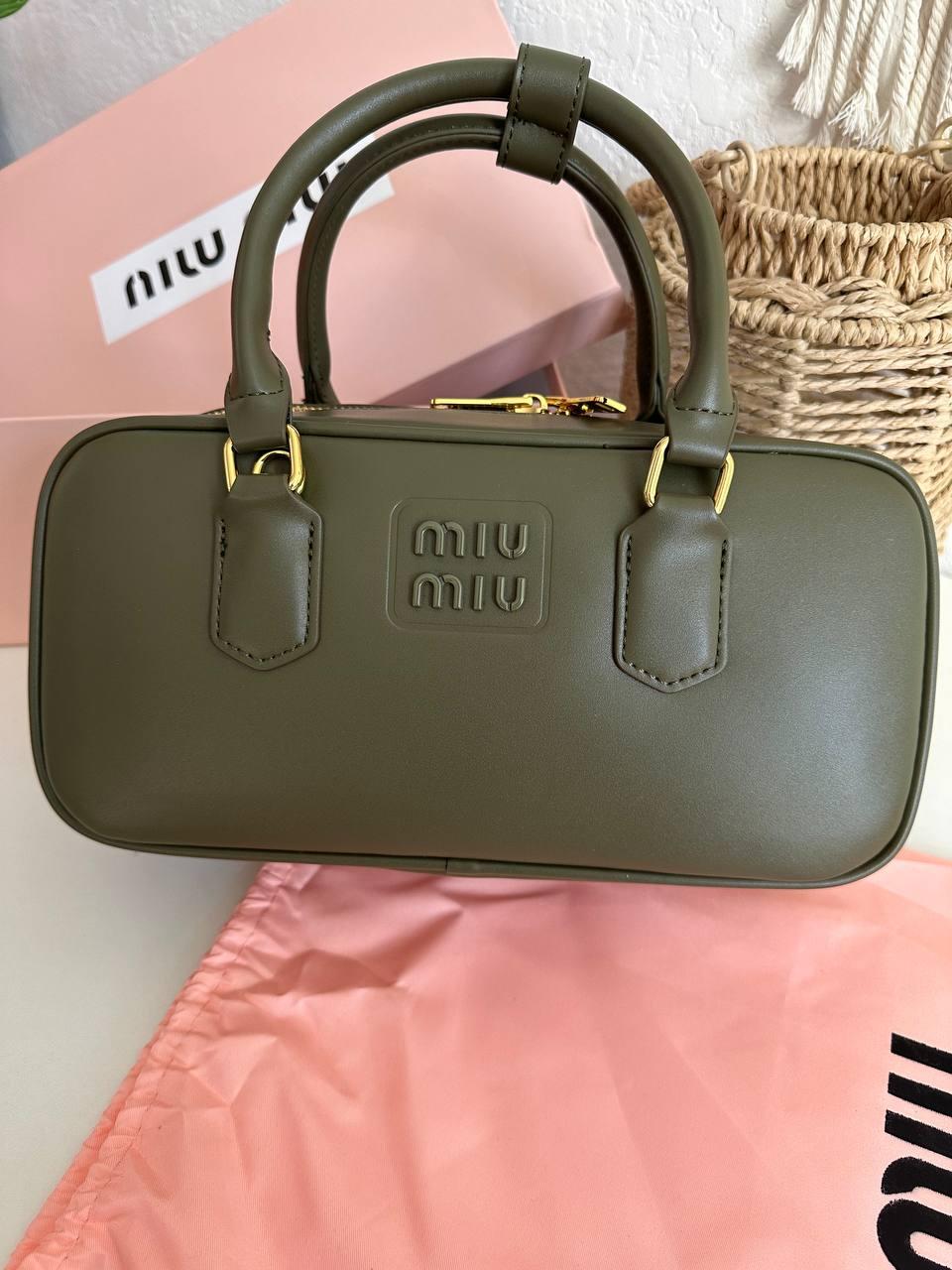 Жіноча сумка Міу Міу зелена Miu Miu Green, фото 1