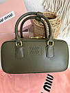Жіноча сумка Міу Міу зелена Miu Miu Green, фото 9