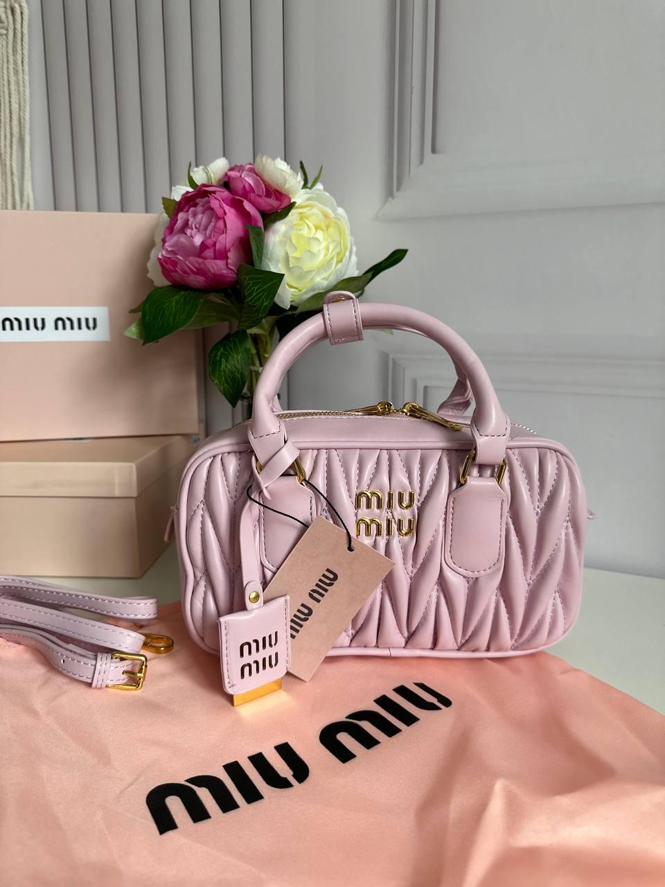 Жіноча сумка Міу Міу рожева Miu Miu Pink, фото 1