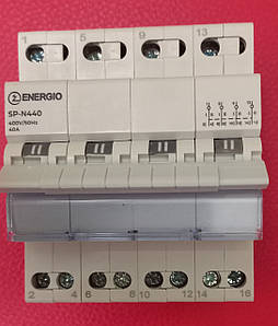 Перемикач навантаження трипозиційний SP-N 4P 40A 1-0-2 240/415V~