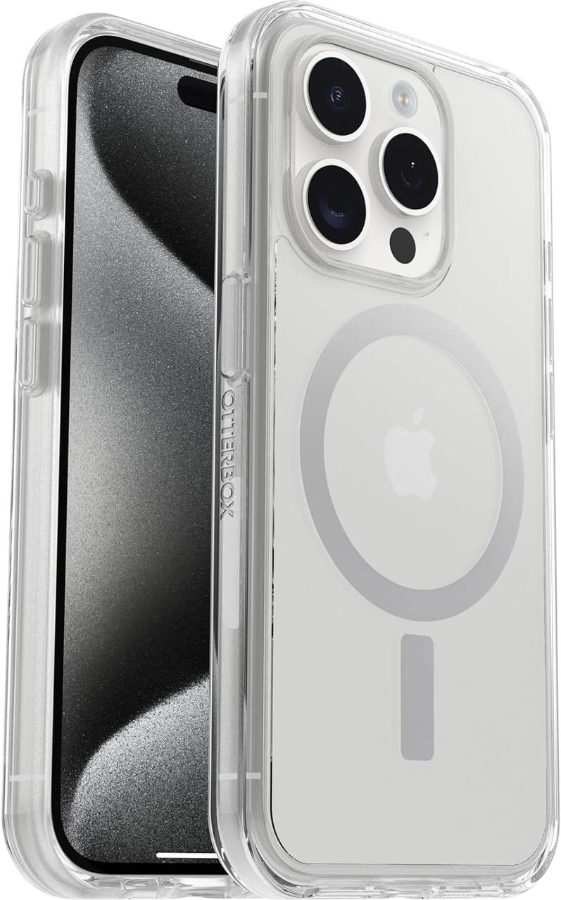 Чохол Otterbox Symmetry Series MagSafe Ultra-Slim Clear для iPhone 15 Pro