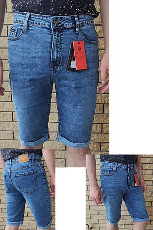 Бриджі чоловічі джинсові стрейчеві RELUCKY, Туреччина, фото 1