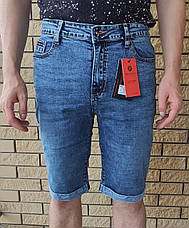 Бриджі чоловічі джинсові стрейчеві RELUCKY, Туреччина, фото 5