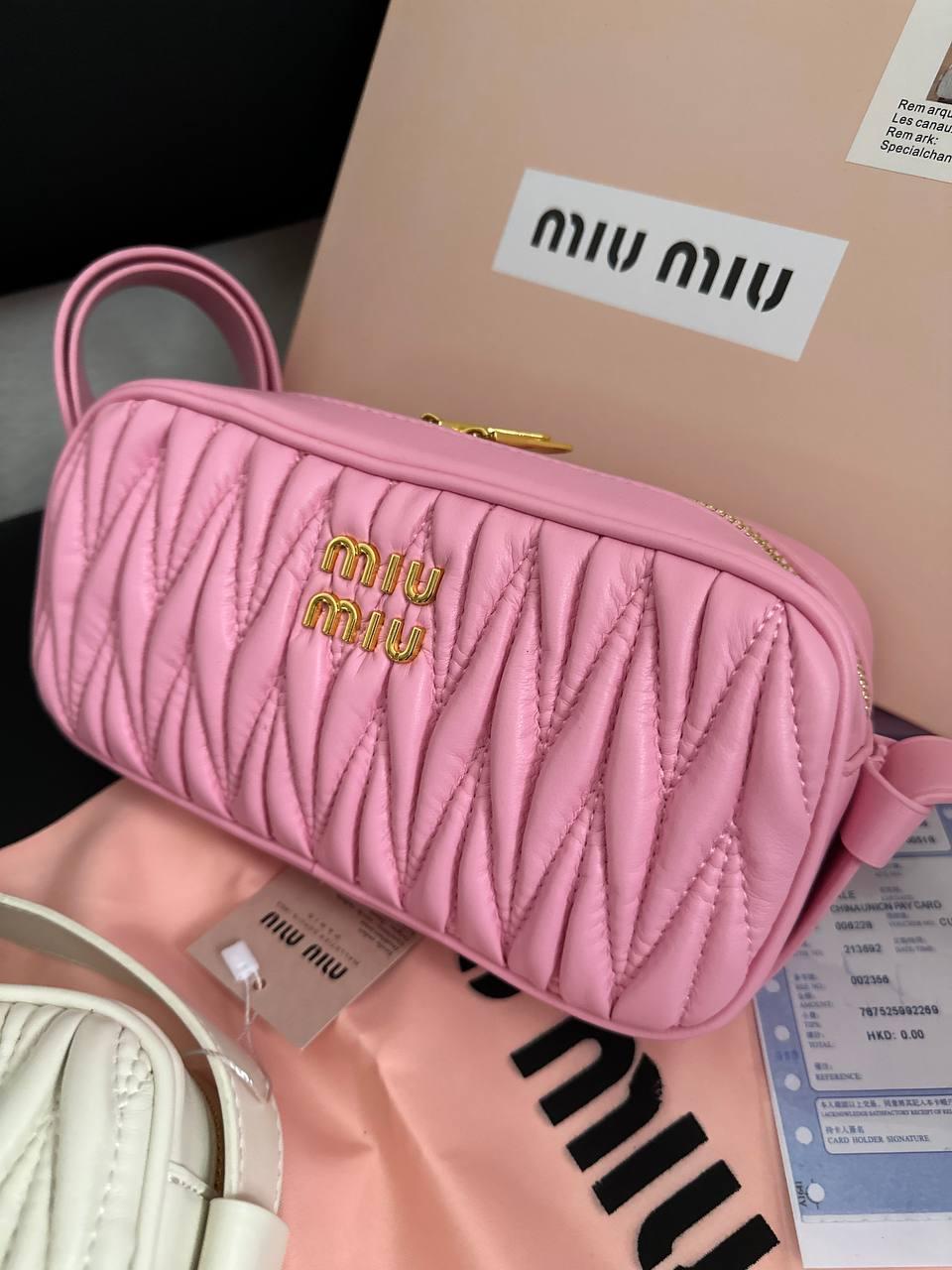 Жіноча сумка Міу Міу рожева Miu Miu Pink, фото 1