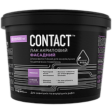 Лак акриловий фасадний Dnipro-Contact шовковисто-матовий 1 кг