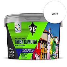 Фарба гумова універсальна Colorina Білий мат 3,6 кг