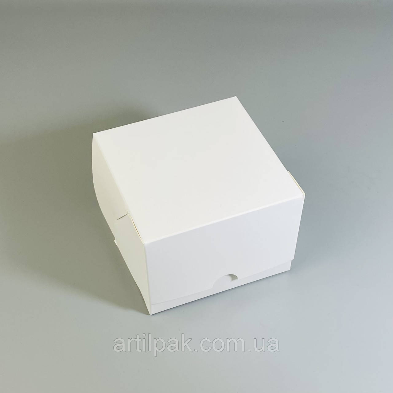 Коробка для порційних десертів 110*110*80 Біла/ ланч-бокс універсальний, фото 1