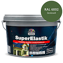 Гумова фарба універсальна Dufa SuperElastik RAL 6002 Зелений  мат 1,2 кг