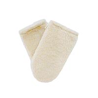 Рукавички для парафінотерапії Doily зі штучного хутра, кремові