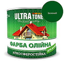 Фарба олійна для покрівлі Dnipro-Contact МА-15 Зелений глянець 2,5 л