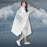 Дощовик для велосипедиста риболовлі мотоцикліста підлітка, велодощовик вело дощовик Hechpro 1060 білий, фото 9