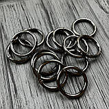 Кільце карабін 16 мм Темний нікель, фото 2