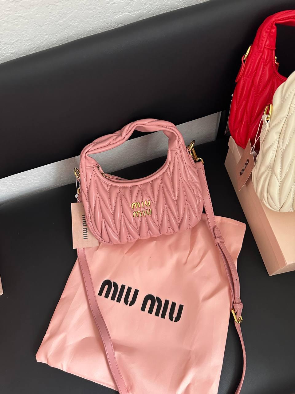 Жіноча сумка Міу Міу рожева Miu Miu Pink, фото 1