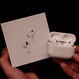 Навушники бездротові AirPods Pro 2 2024 + Airpods Pro 2 Lux + чорний захисний чохол у подарунок, фото 5