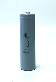 Акумулятор 18650 4you Li-ion 3,7V 3200mAh з клемним виступом для ліхтариків
