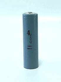 Акумулятор 18650 4you Li-ion 3,7V 3500mAh з клемним виступом для ліхтариків