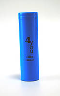 Акумулятор 18650 4you Li-ion 3,7V 2600mAh з плоским плюсом для ліхтариків