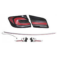 Задня світлодіодна оптика (full led, G30 look, Full Set) для BMW 5-Series (F10) 2009+