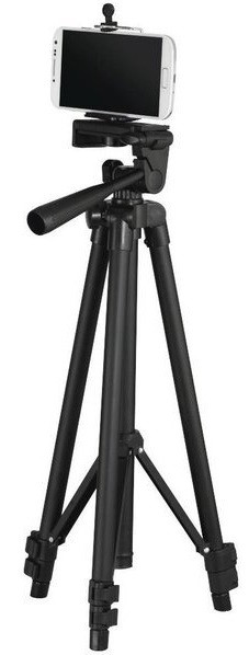 Трипод смартфону Hama SS-112, 3D, 40-112cm, Bluetooth, з пультом ДК, чорний