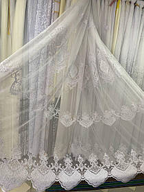 Тюль грек сітка заввишки 2,9 м. біла