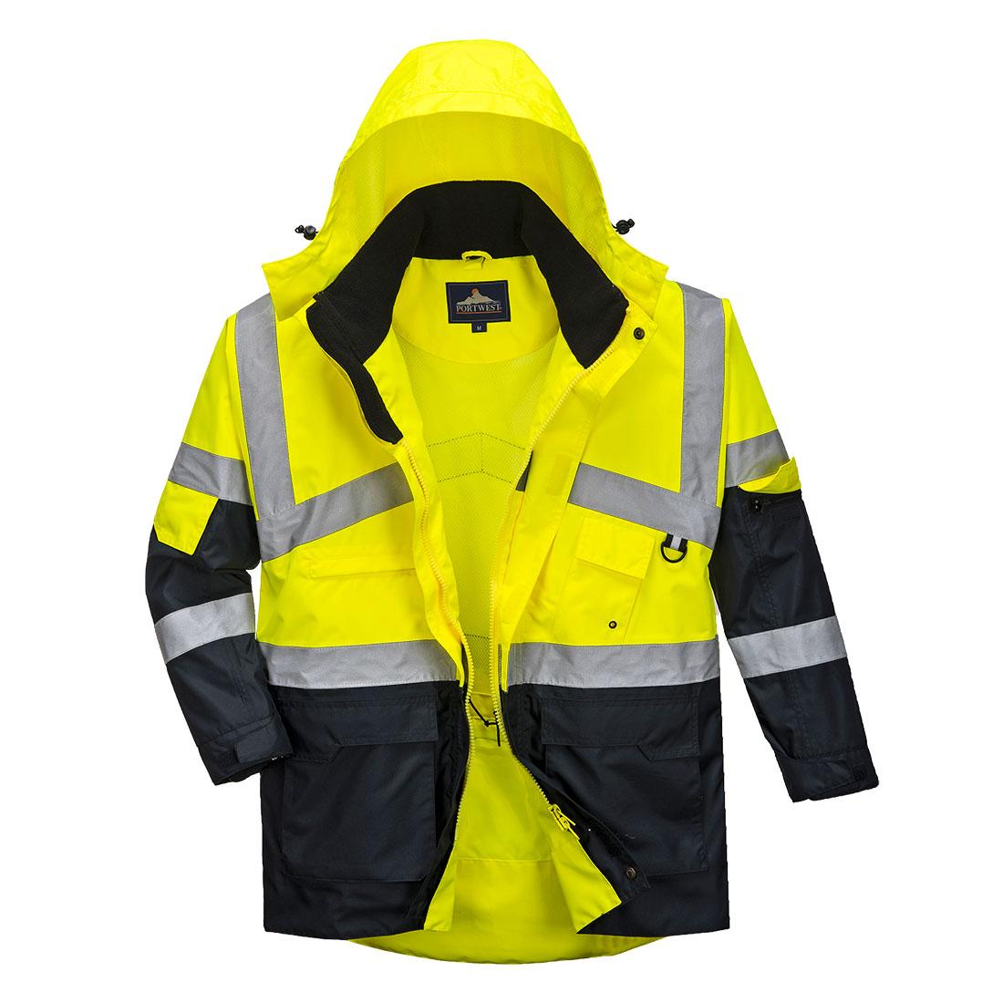 Куртка S760 сигнальна, колір жовтий/темно-синій YNR (XS-4XL), помаранчевий/темно-синій ONR (S-XXXL), Розмір: 4XL, фото 1