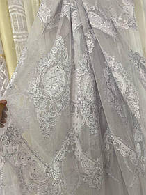 Тюль грек сітка заввишки 2,9 м. біла