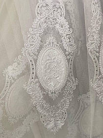 Тюль грек сітка заввишки 2,9 м. біла