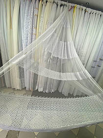 Тюль грек сітка заввишки 2,9 м. біла