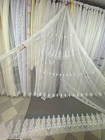 Тюль грек сітка заввишки 2,9 м. біла