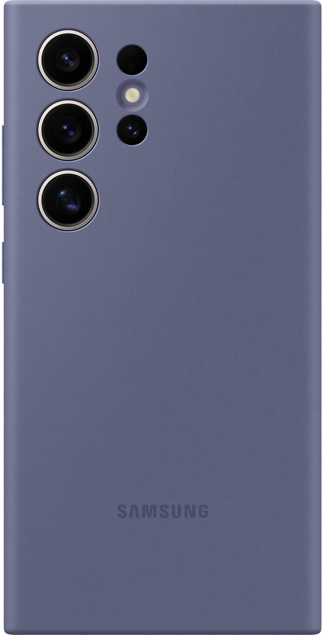 Чохол Samsung для Galaxy S24 Ultra (S928), Silicone Case, фіолетовий, фото 1