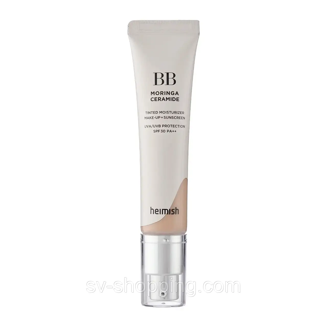 Зволожувальний BB крем Heimish Moringa Ceramide BB Cream SPF30/PA++ 23 Light Medium, фото 1