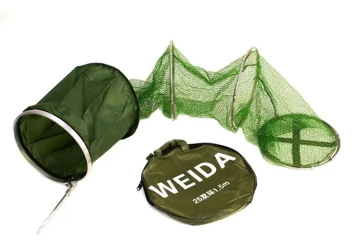 Садок прогумований круглий у чохлі Weida 150*25см
