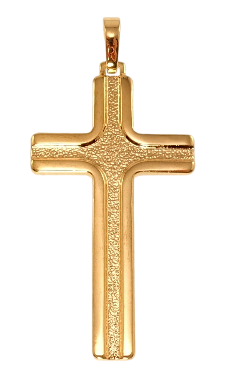Кулон Xuping Позолота 18K "Декоративний Хрест"