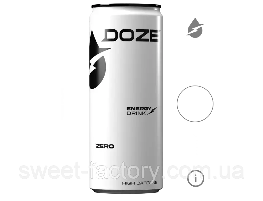 Енергетик Doze Energy Drink Zero 250ml, фото 1