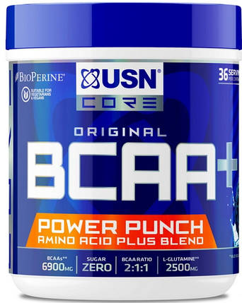 БСАА USN BCAA Power Punch 400 g мандарін, фото 1