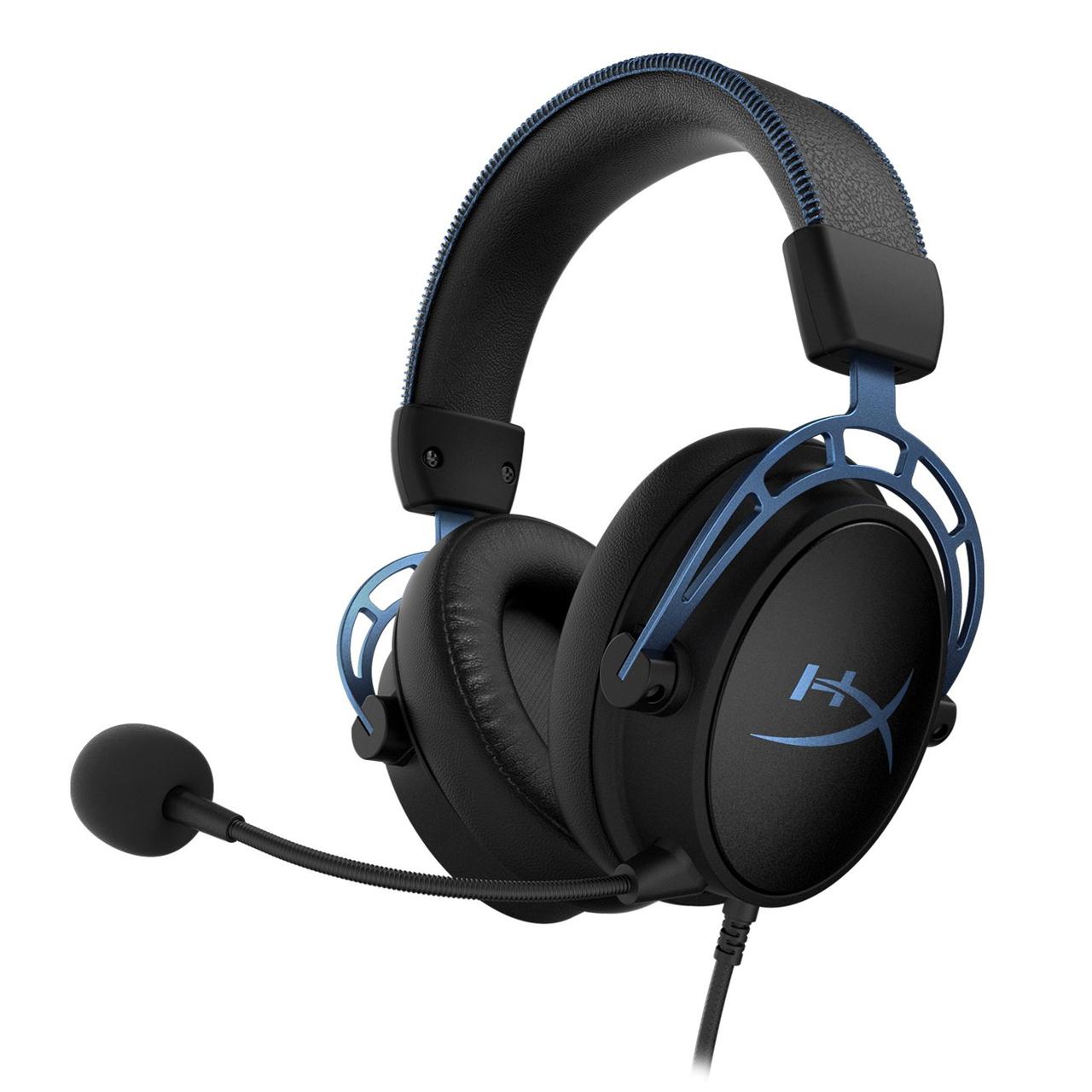 Гарнітура ігрова HyperX Cloud Alpha S, 7.1, mini-jack/USB-A, 1м/1.3м, чорно-синій