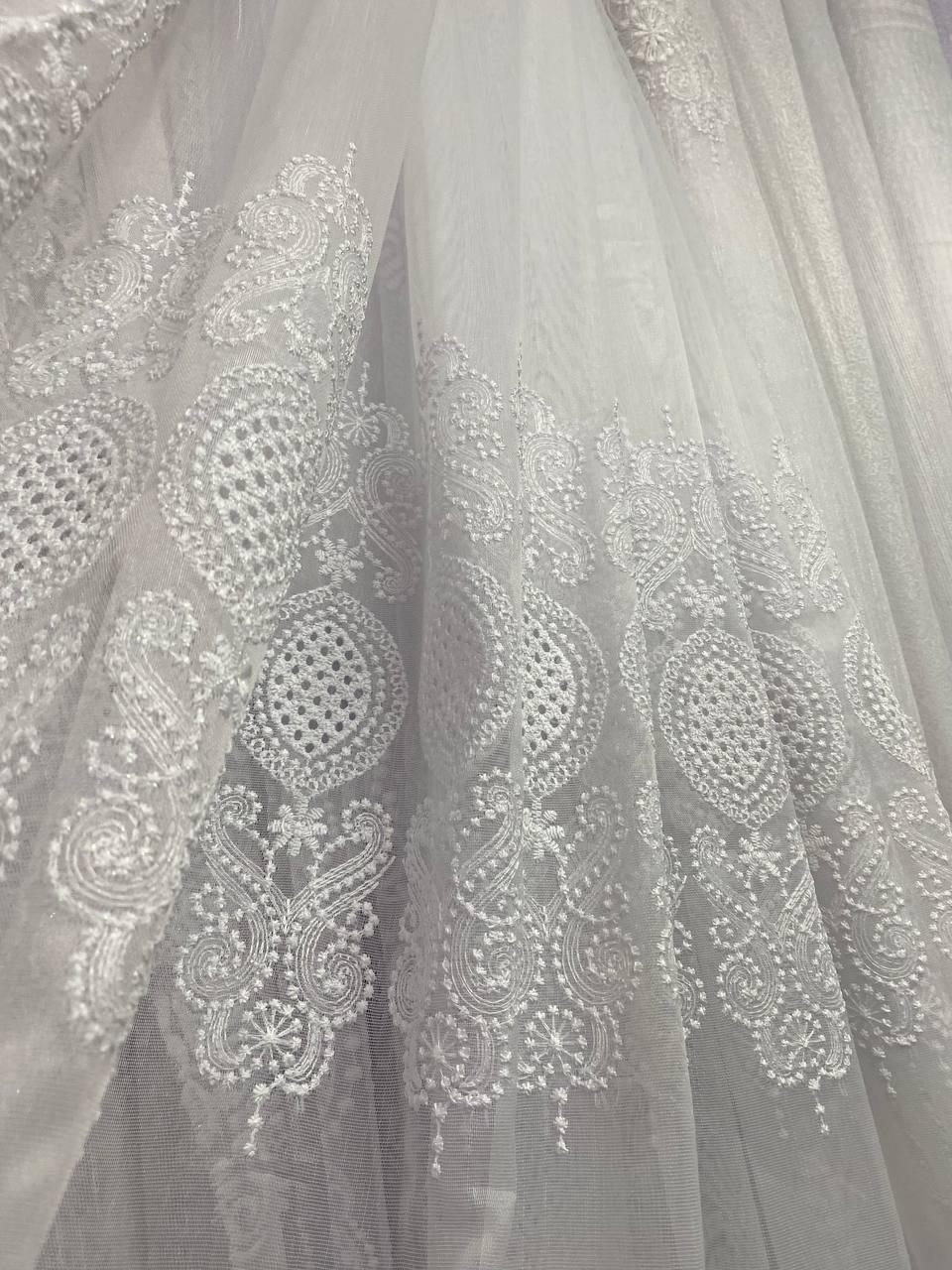 Тюль бамбук заввишки 2,8 м. біла