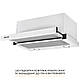 Витяжка для кухні WEILOR WT 67 WH, біла потужна телескопічна вбудована в шафу кухонна витяжка, 60 см, фото 2