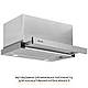Витяжка для кухні WEILOR WT 67 SS, потужна телескопічна вбудована в шафу кухонна витяжка, 60 см, фото 2