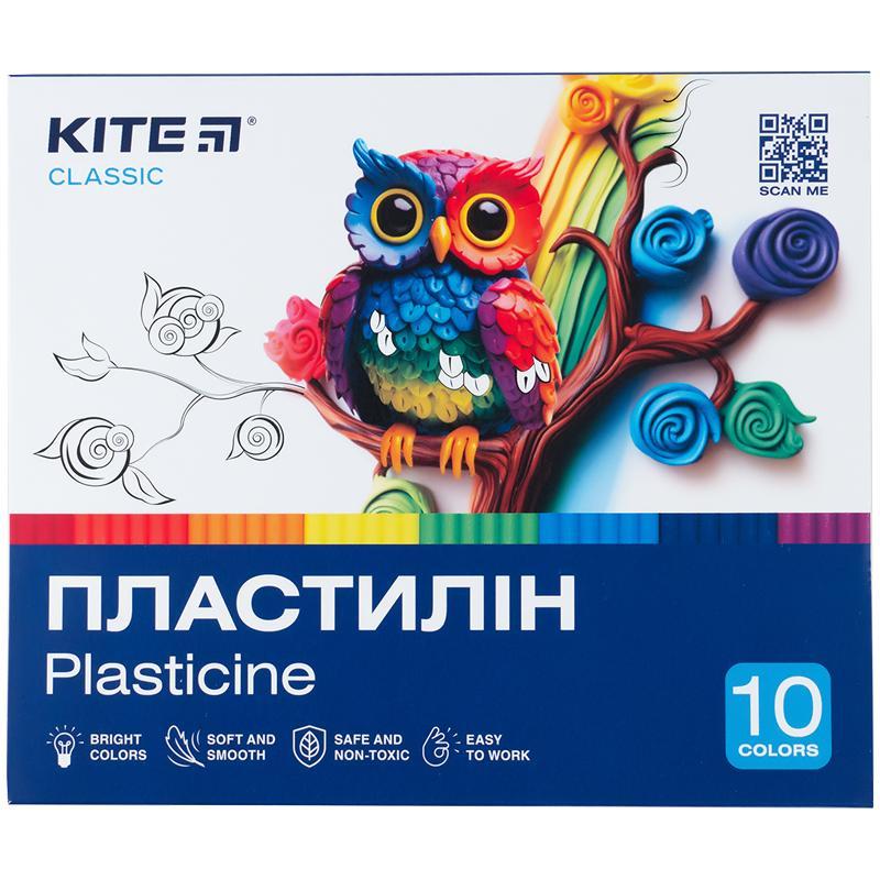 Пластилін Kite Classic 10кол. 200гр. K-084
