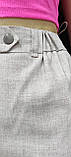 Штани жіночі палаццо тонкі брюки літні 48 беж, фото 9