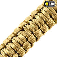 M-Tac браслет паракорд з висікачем іскор, компасом і свистком Tan, фото 7