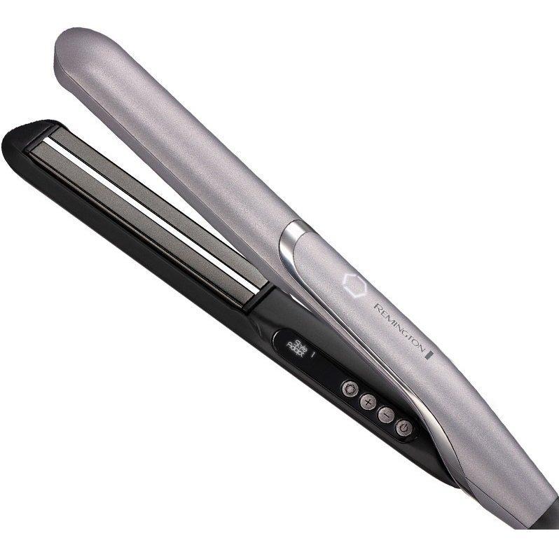 Випрямляч Remington ProLuxe You Adaptive, 52Вт, темп.режимів-9, 150-230С, дисплей, іонізація, кераміка, чорно-сірий, фото 1