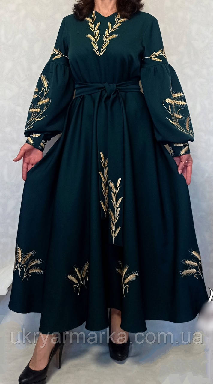 вечірнє вишите плаття