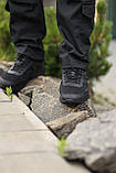 Кросівки тактичні поліція чорні, армійські кросівки чорні зсу шкіряні, кросівки для поліції Ягуар Сітка, фото 6