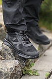 Кросівки тактичні поліція чорні, армійські кросівки чорні зсу шкіряні, кросівки для поліції Ягуар Сітка, фото 8