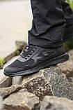 Кросівки тактичні поліція чорні, армійські кросівки чорні зсу шкіряні, кросівки для поліції Ягуар Сітка, фото 2